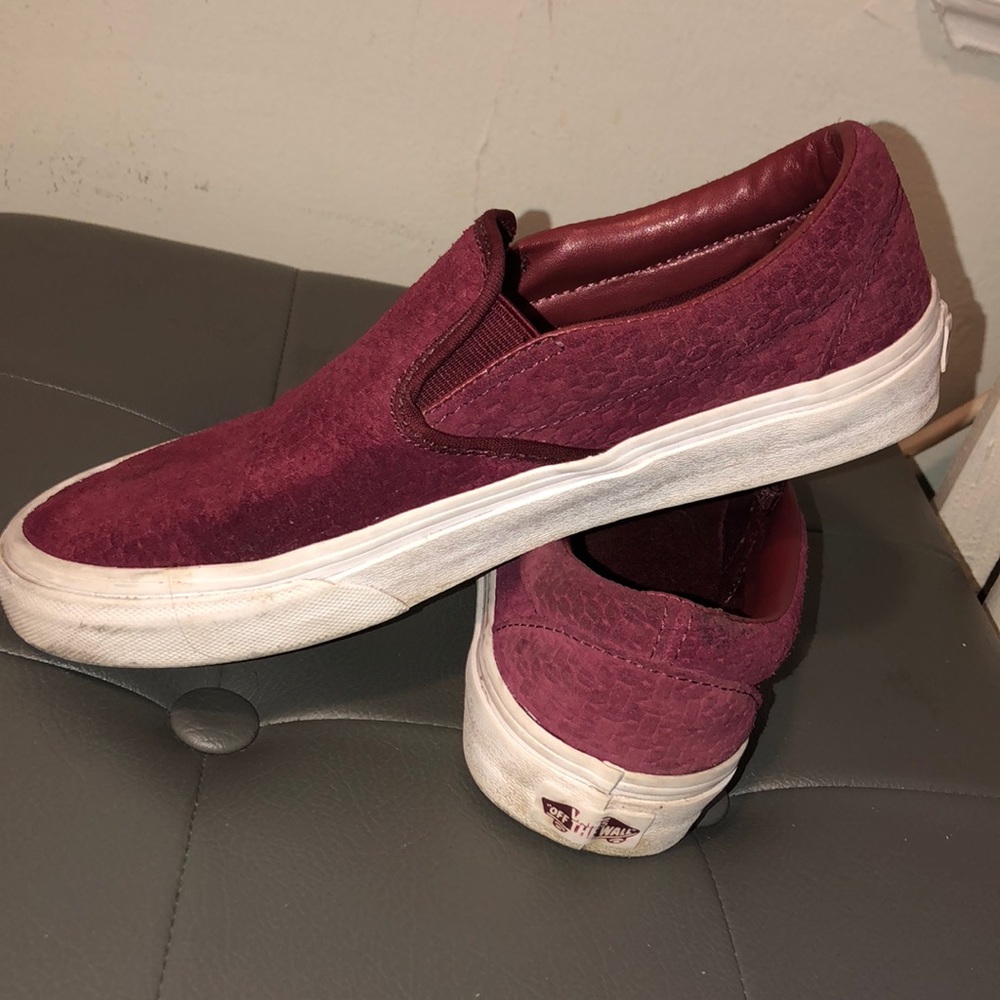 Slip on vans!